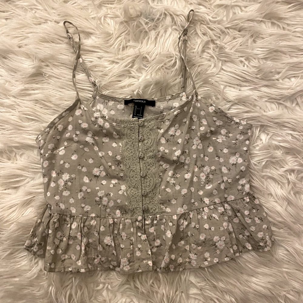 NWOT forever 21 floral babydoll tank